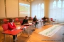 Während einer Pressekonferenz im Rathaus erläutern Oberbürgermeister Alexander Badrow (2.v.r.) sowie der Leiter des Amtes für Planunbg und Bau, Frank-Bertolt Raith (r.) zusammen mit Forst-Abteilungsleiter Thomas Struwe (2.v.l.) und Amtsleiterin Heidi Waschki die Grün-Strategie der Stadt.