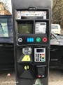 Parkscheinautomat mit Kartenlesegerät am Neuen Markt