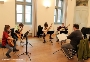 Gitarren-Quartett der Musikschule mit Dozent Tristan Angenendt
