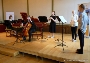 Das Ensemble 'Alte Musik' während des Auftrittes beim Wettbewerb