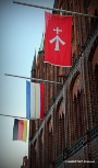 Auch in Stralsund werden wie überall im Land am Rathaus die Fahnen auf Halbmast gesetzt