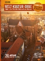 Cover des Welterbe-Magazins 2017 - Abenddämmerung über der Wismarer Kirche St. Georgen